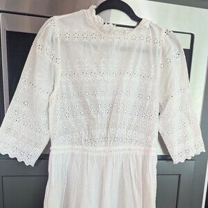 Scotch and Soda white eyelet dress size 38/M